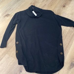 Madewell black turtleneck sweater